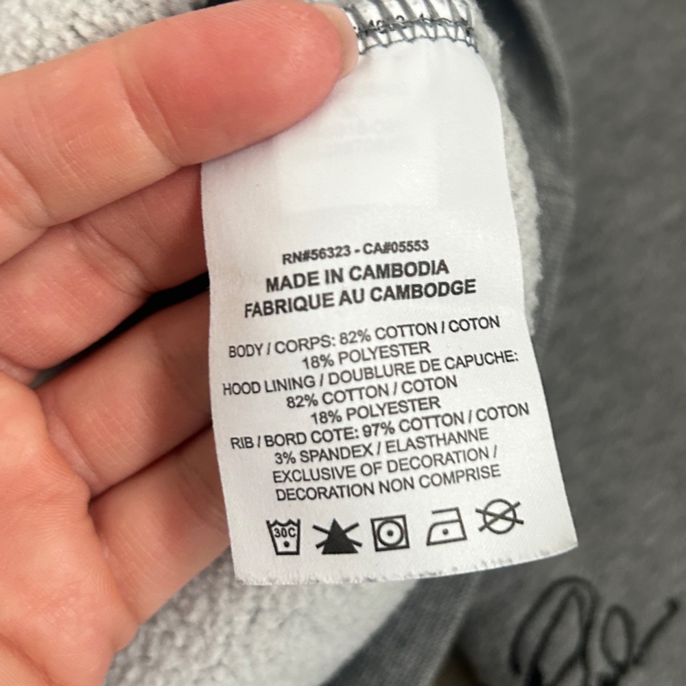 Nike air Jordan essential fleece gray set hoodie and shorts M - Picture 8 of 9